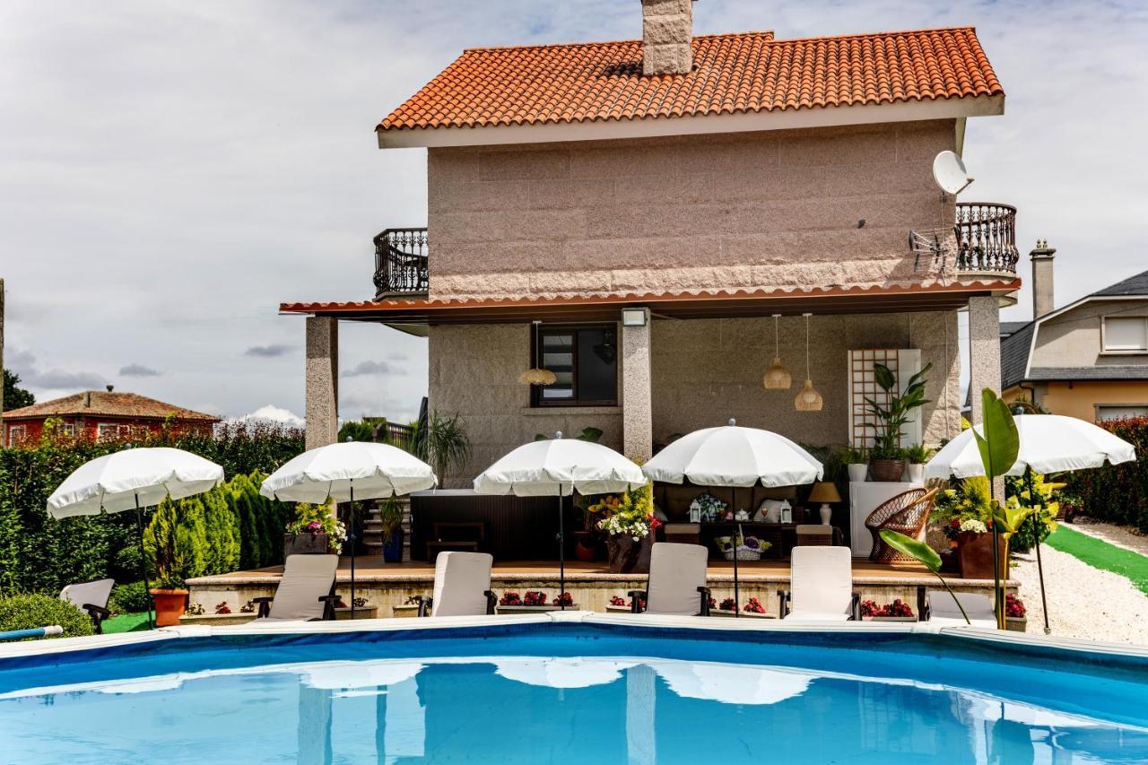 Casa Victoria garden 25 min beach Caldas De Reis Buitenkant foto
